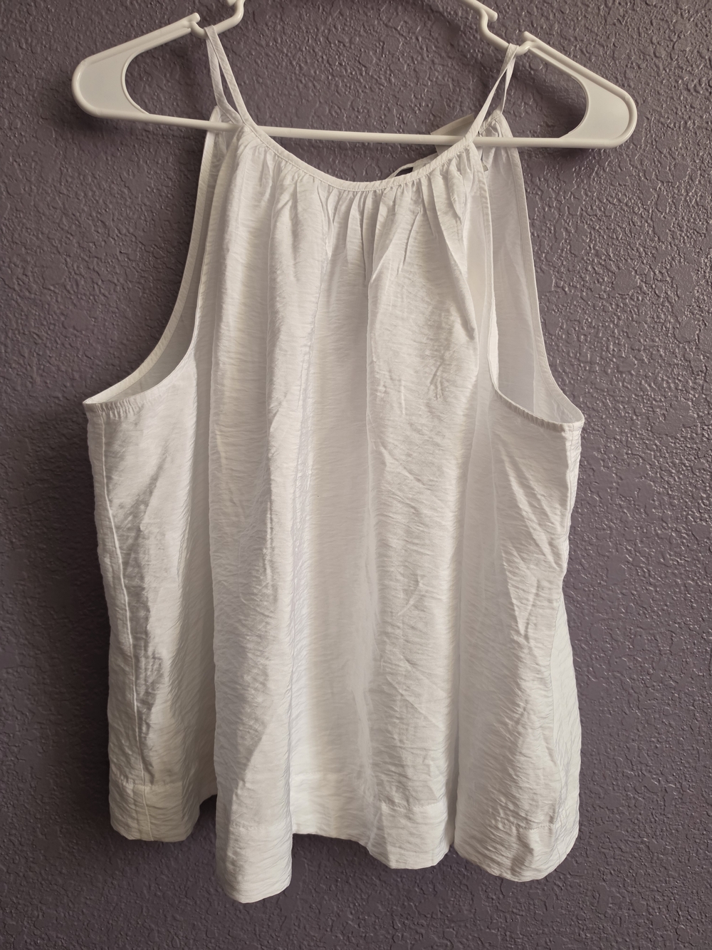 a new day White Halter Neck Tank Top